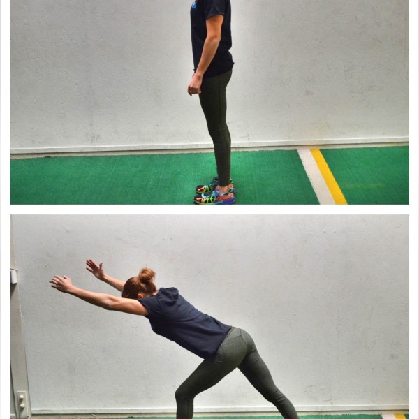 forward lunge with reach