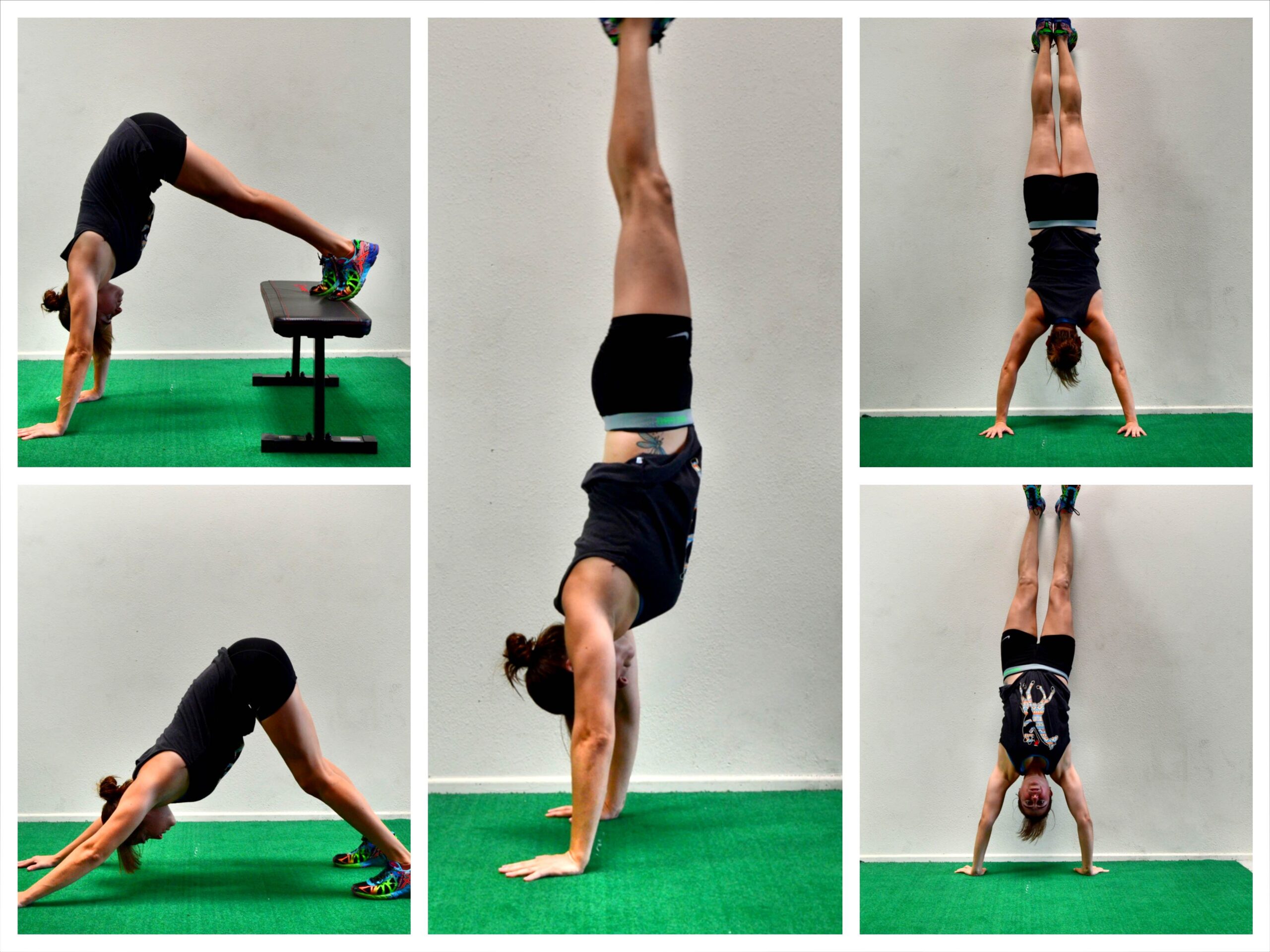 handstand hold progressions