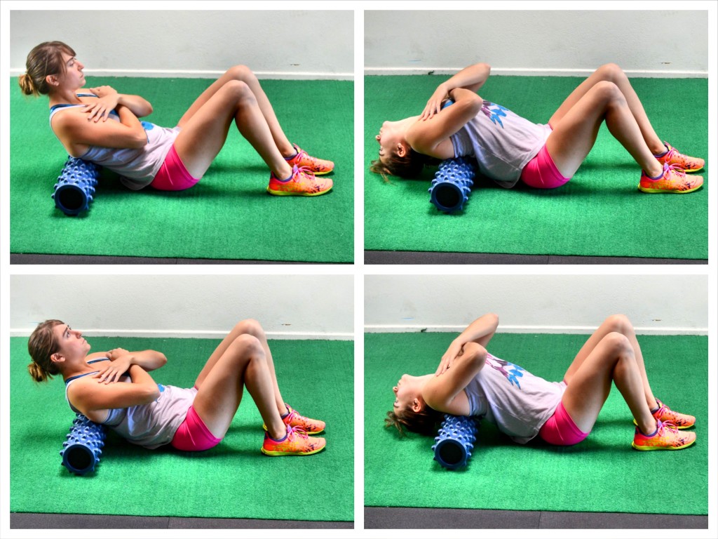 How to use a foam roller to relieve neck, back and knee pain