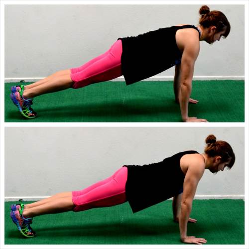 scapular push ups back exercise