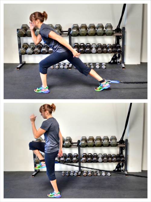 lunge-with-knee-drive