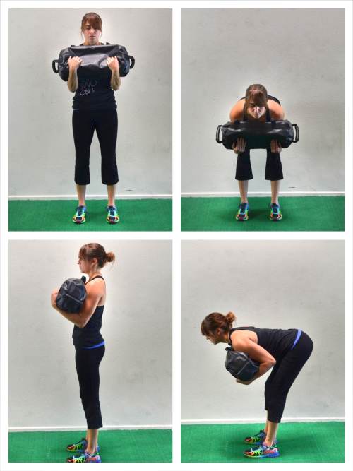 13 Sandbag Exercises