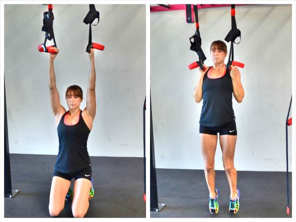 Seated Ring Pull-ups 