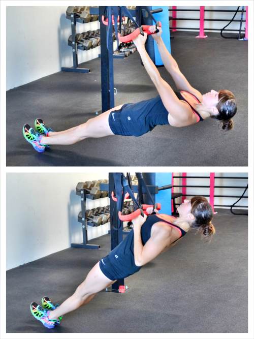 Inverted Chin-up & Landmine Row