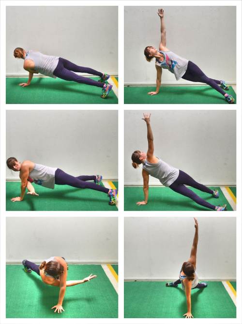 plank rotation