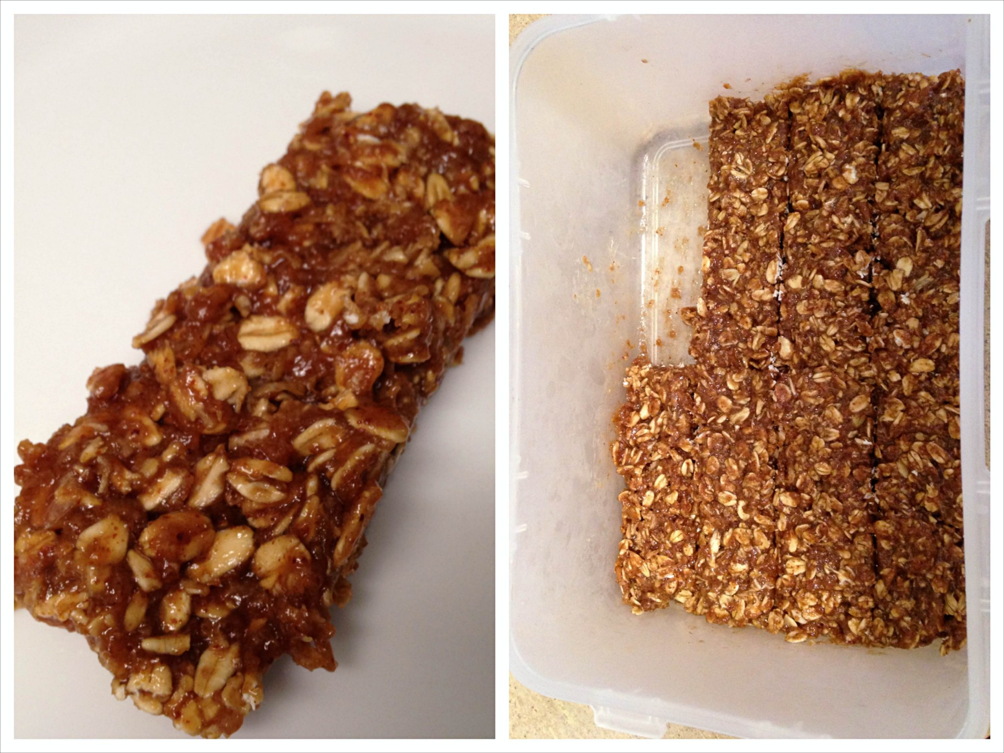 Homemade Protein Bars – Vanilla Almond Coffee Oatmeal Protein Bars