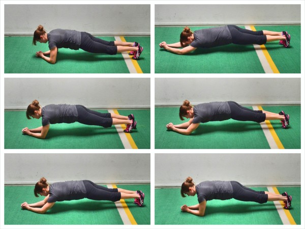 Plank Hip Twists In