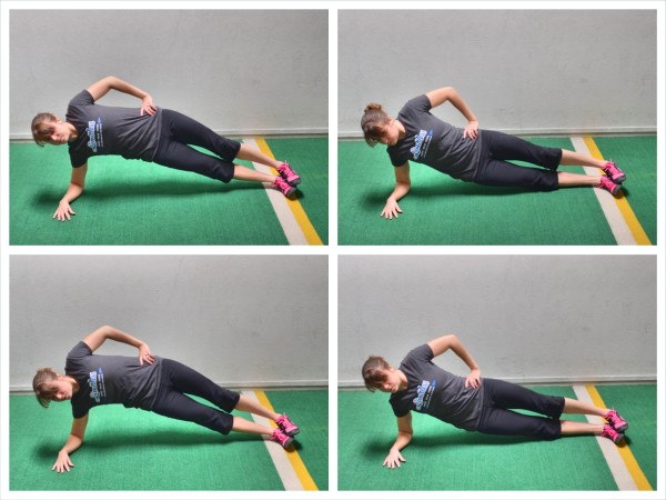 side plank hip dips