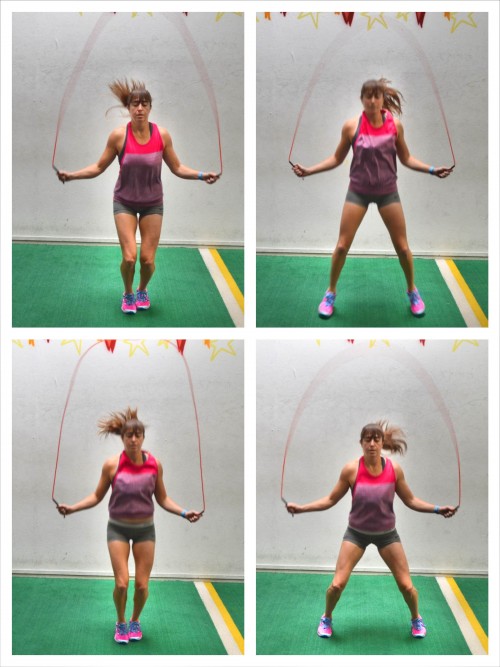 Front Jumping Jacks 