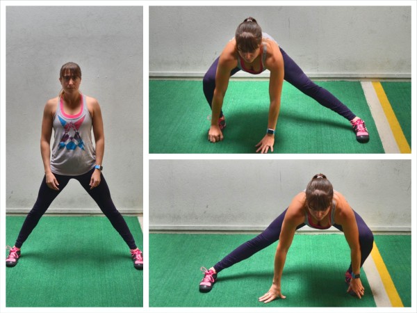 side to side lunge