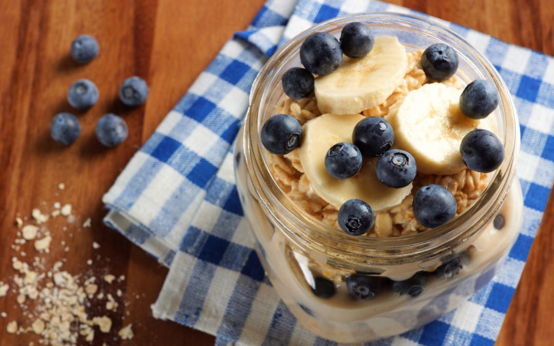 Blueberry Banana Overnight Oats