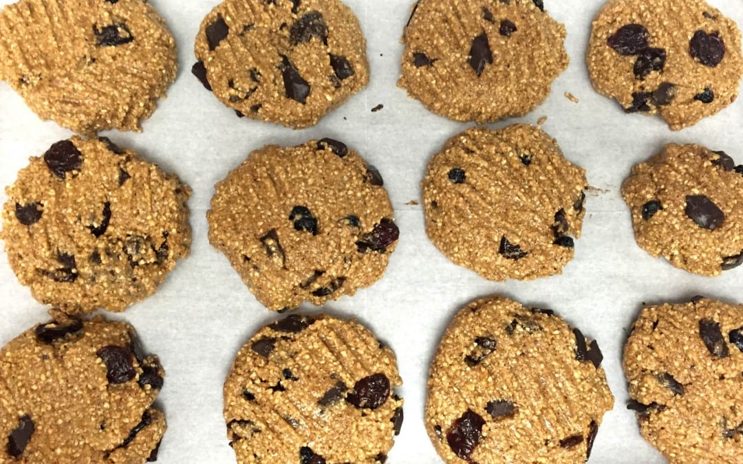 No-Bake Berry And Chocolate Chip Cookies