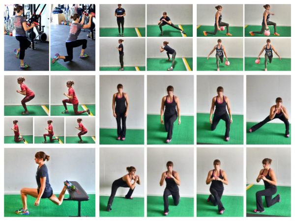 forward lunges exercise