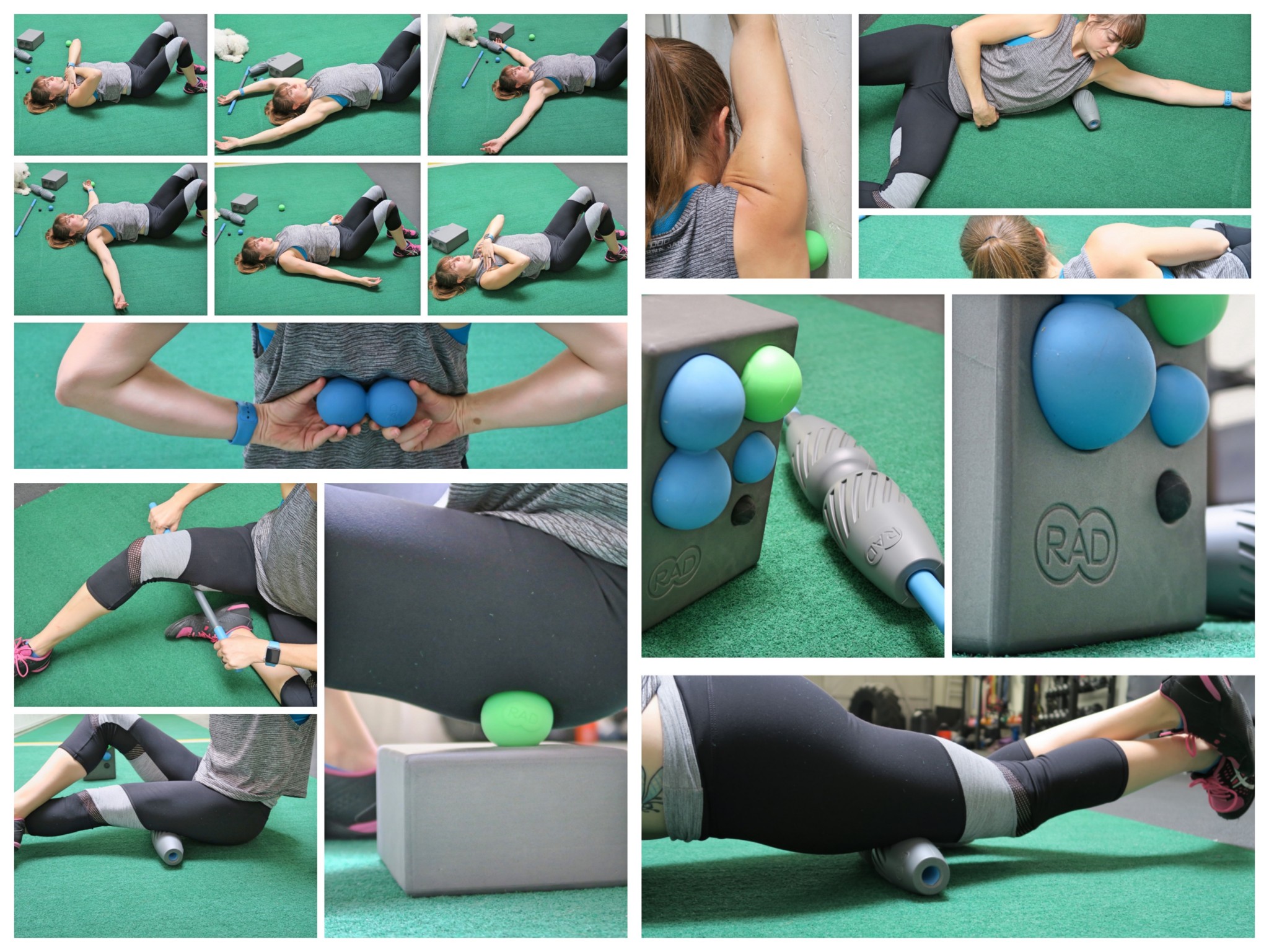 The RAD Roller Kit Full Body Foam Rolling