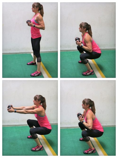 squat with press