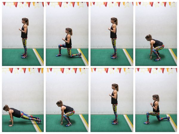 lunge-burpee