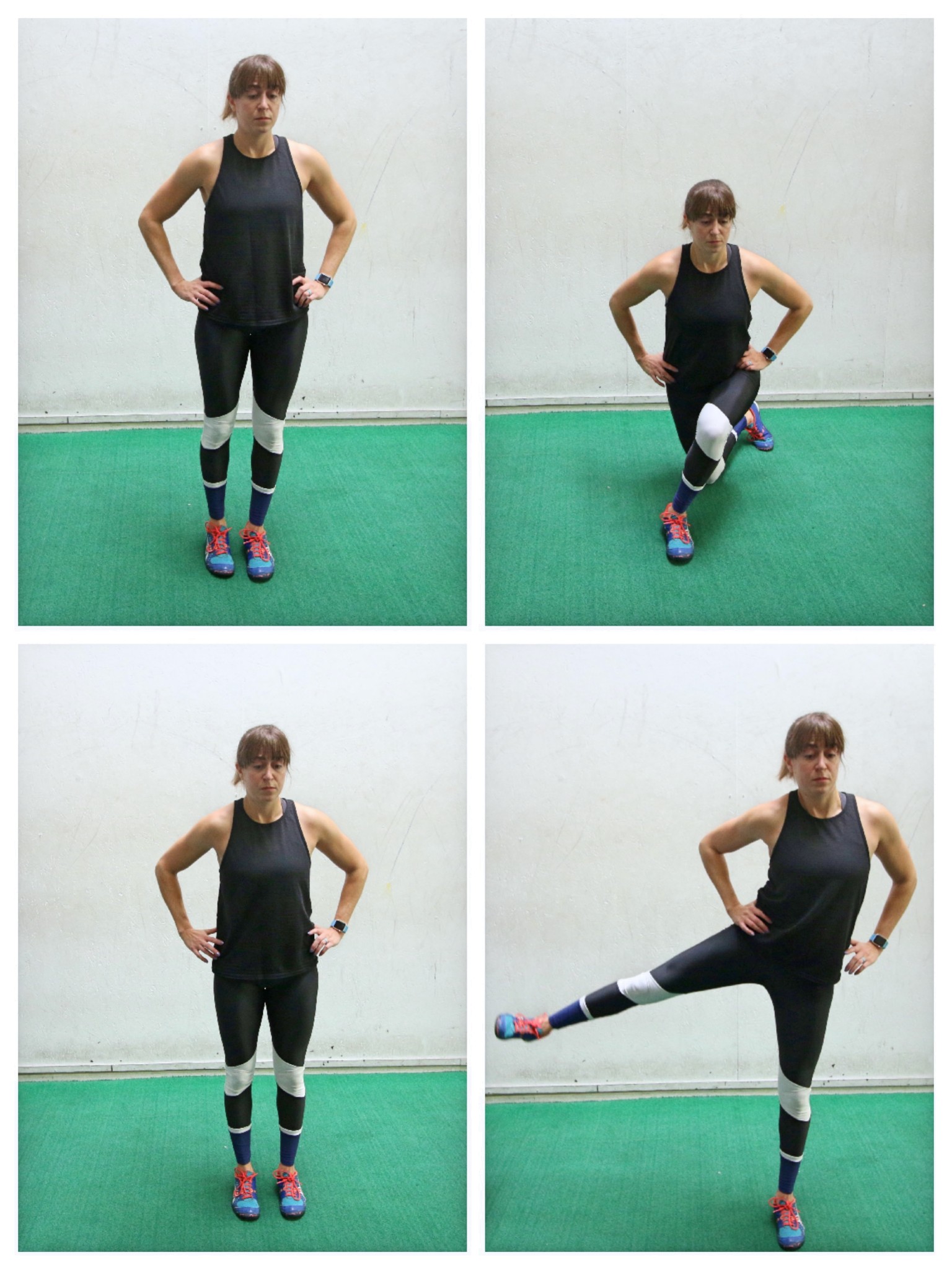 curtsy lunges