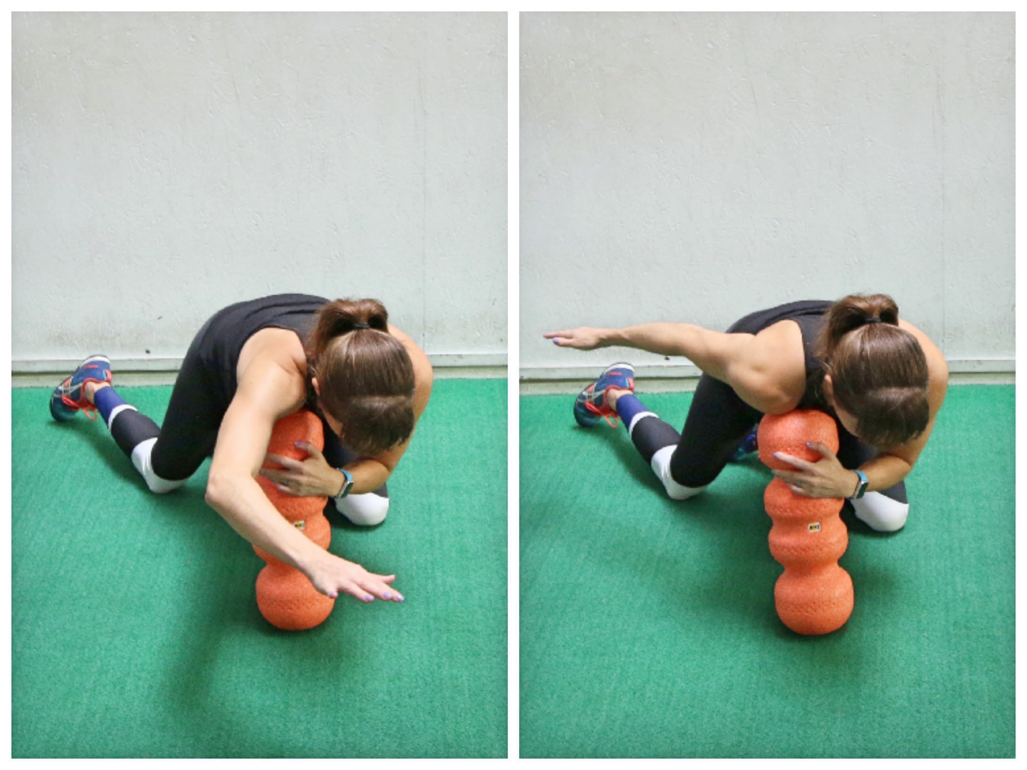 Knee To Chest Foam Roll Stretch by Scott💪 Wood - Exercise How-to - Skimble