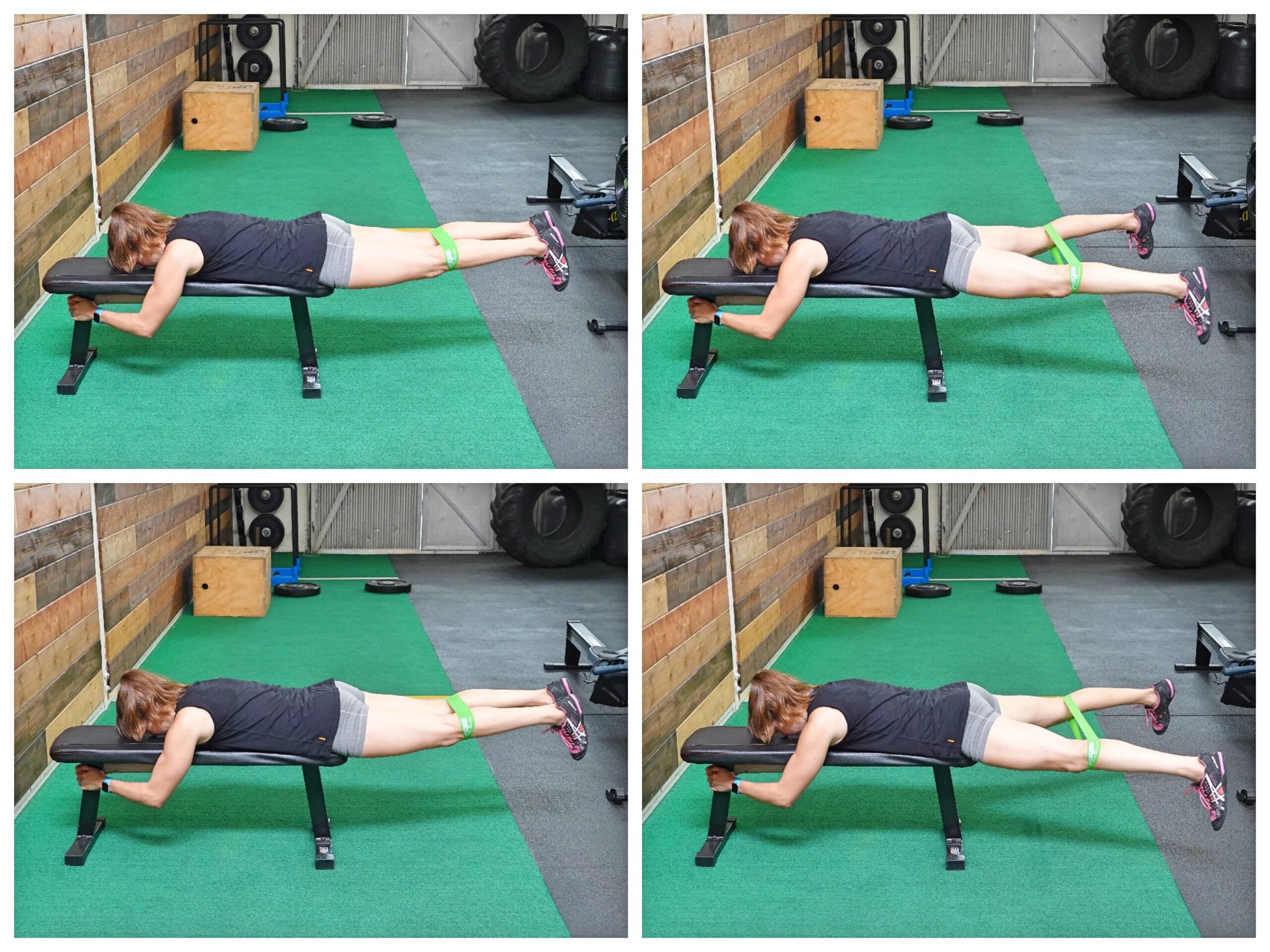lying glute activation