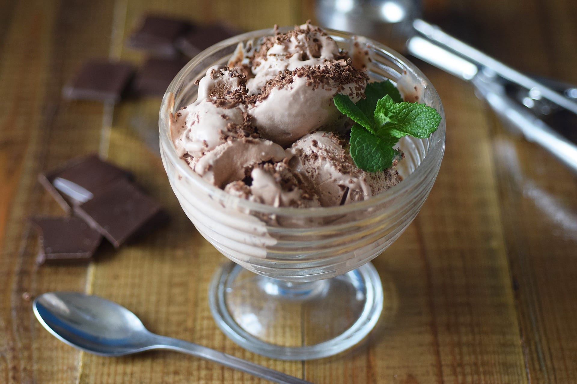 Chocolate Greek Yogurt Ice Cream