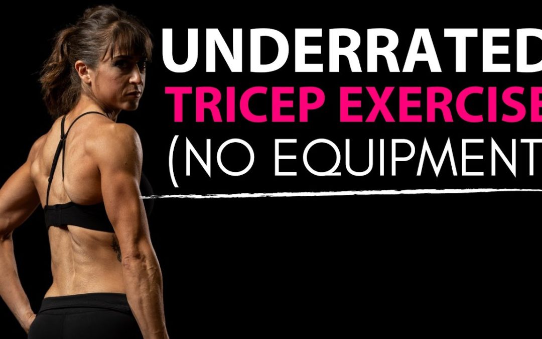 The Best Bodyweight Tricep Exercise (NO EQUIPMENT)