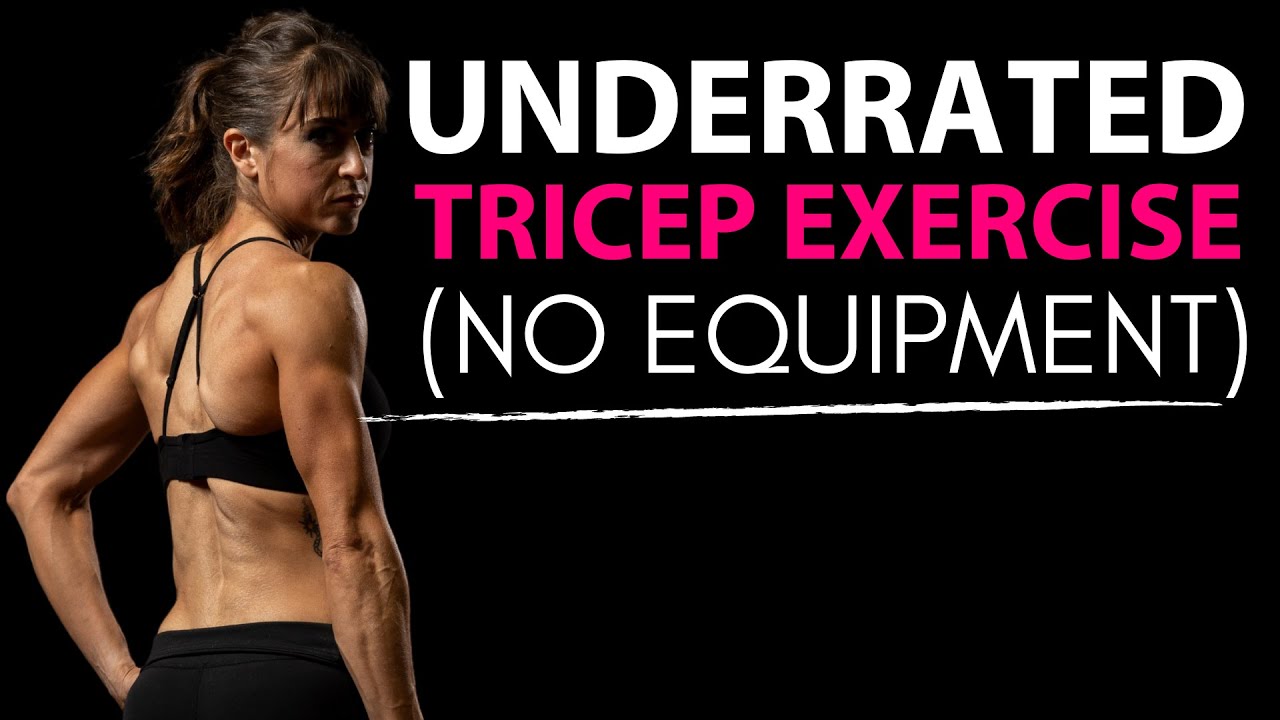 The Best Bodyweight Tricep Exercise (NO EQUIPMENT)