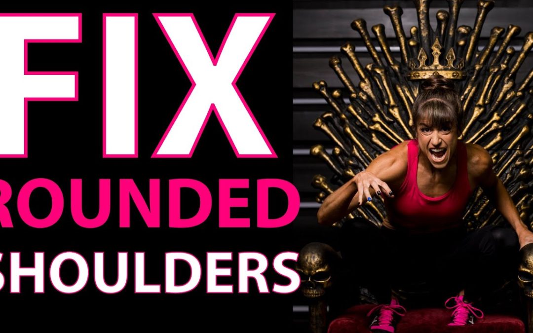 How To Fix Rounded Shoulders (4 EXERCISES)