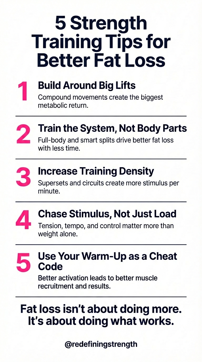 weight lifting for fat loss